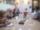 Bupati Eka Putra saat menemui Wakil Menteri Tenaga Kerja Republik Indonesia Afriansyah Noor.