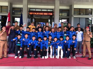 Inilah tim SSB Kota Biru Payakumbuh yang ikut konpetisi tingkat nasional di Malang.