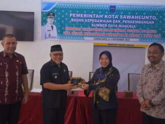 Kepala BKPSDM, Wakil Wali Kota Sawahlunto, Kepala Kantor Regional XII BKN.