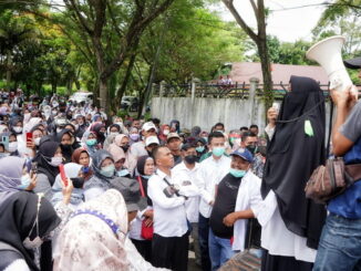 Peserta penyampaian aspirasi non ASN atau honorer.