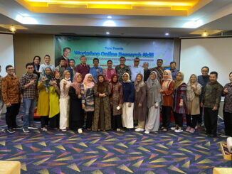 Peserta workshop online research skill ISI Padang Panjang.