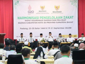 Rapat Koordinasi Daerah dan Pra RKAT Baznas Kabupaten dan Kota se Provinsi Sumbar.