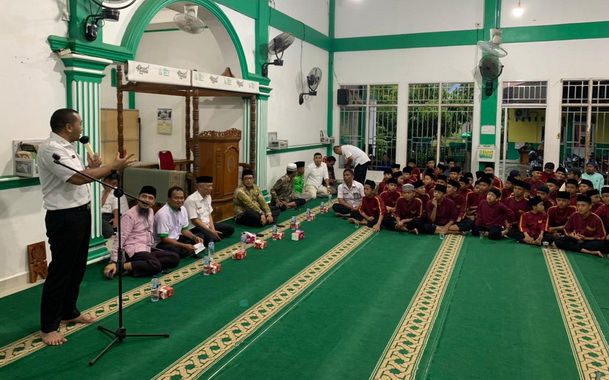 Wagub Audy saat memberi sambutan.