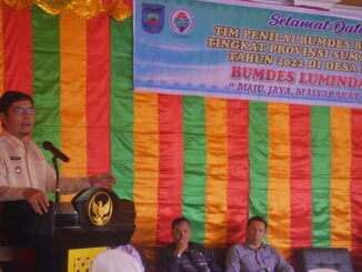 Wali Kota Sawahlunto saat memberi sambutan.