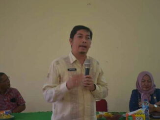 Wali Kota Sawahlunto saat memberikan Sosialisasi di DKP3.