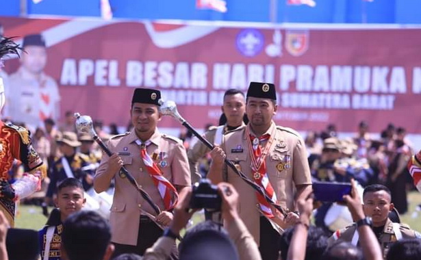 Apel Besar Hari Pramuka Ke - 61 di Kota Solok.