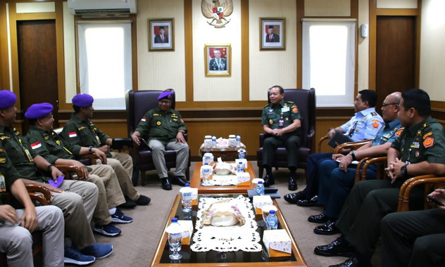 Audiensi IARMI Maharuyung Jabodetabek denganBeraudiensi Dijen Strategi Pertahanan Kemhan RI
