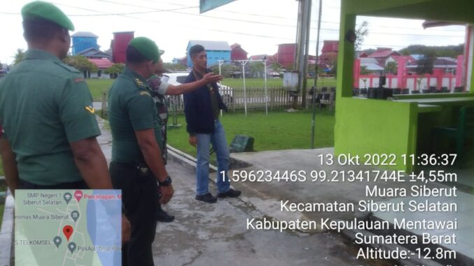 Dandim Letkol Inf Febi Adrianto Kunker Ke Koramil 02Muaro Siberut