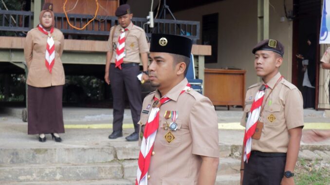 Dr.H.Ramadhani Kiran Putra dalam pembukaan Bimbingan Teknis (Bimtek) Kehumasan