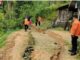 Kondisi tanah bergerak di jorong Aie Angek Nagari Koto Tinggi Kec Gunuang Omeh Kabupaten Limapuluh Kota