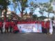 Kontingen Porseni PGRI Kota Padang dalam rangka mengebyarkan HUT PGRI Ke-77 dan Hari Guru Nasional 2022 tingkat Kota Padang