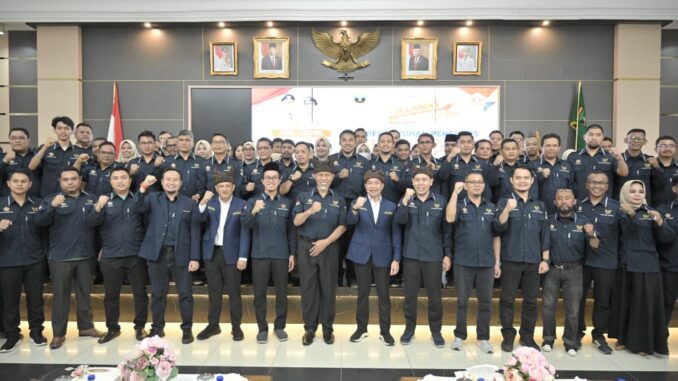 Acara pelantikan Karang Taruna Sumbar