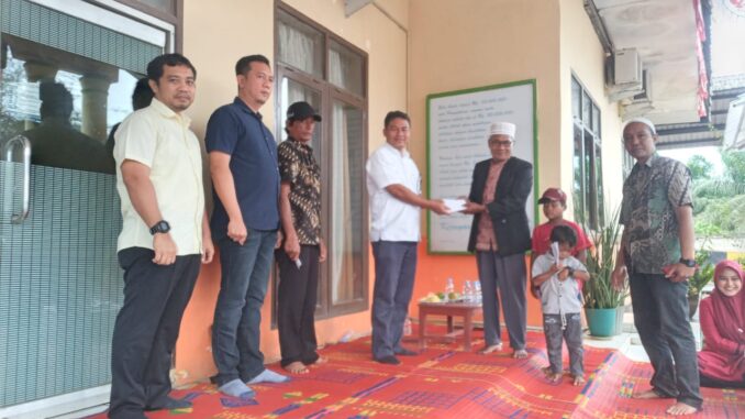 Acara santunan dan syukuran anak yatim yang diselenggarakan oleh PT. Perkebunan Nusantara IV