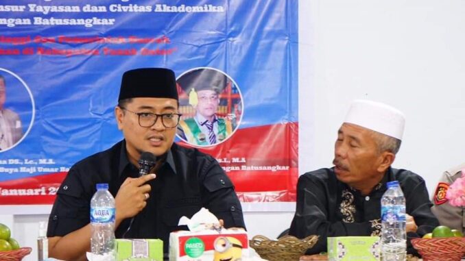 Wakil Bupati Tanah Datar Richi Arpian Hadiri Temu Ramah Civitas STAI Al Hikmah Pariangan