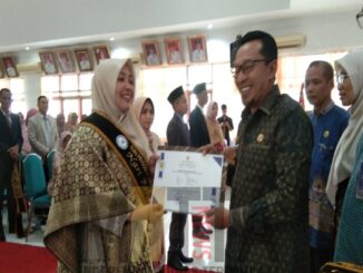 Bupati Eka Putra Kukuhkan 91 Orang Guru Pengerak Dan 16 Orang Guru Pengajar Praktik Di Tanah Datar