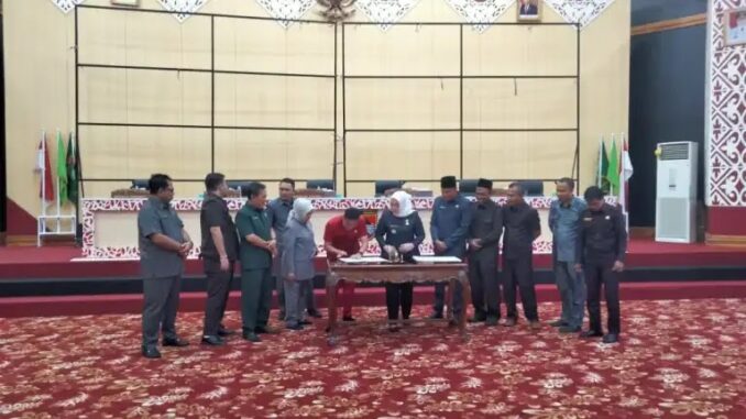 DPRD Musi Rawas Adakan Rapat Paripurna Pembahasan Nota Keuangan Rancangan APBD TA 2023