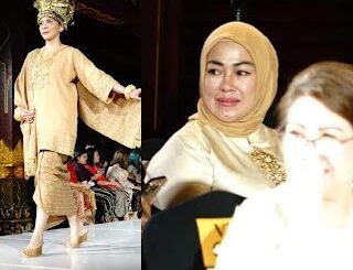 Ny.Lise Eka Putra Hadiri Fashion Show Pesona Wastra Warna Alam