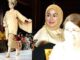 Ny.Lise Eka Putra Hadiri Fashion Show Pesona Wastra Warna Alam
