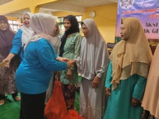 Wanita Tarbiyah Islamiyah Giatkan Aksi Peduli Bencana Gempa Cianjur