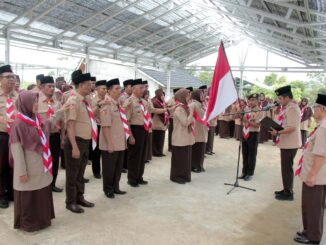 Wawako Solok Ramadhani Kirana Putra Kukuhkan Saka Widya Budaya Bakti