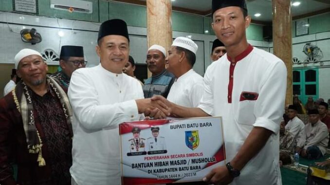 Bupati Batu Bara Ir. H. Zahir, M.AP Bersama Sejumlah Pejabat Pemkab Batu Bara Melakukan Safari Ramadhan