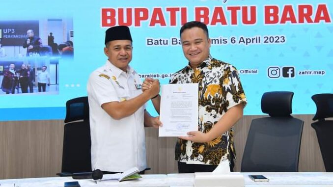 Bupati Batu Bara Menggelar Temu Pisah Manajer PT PLN UP3 Pematangsiantar