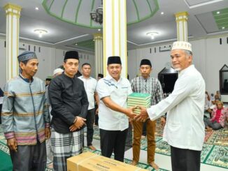 Bupati Zahir Melakukan Safari Ramadhan Pemkab Batu Bara ke-14 Ramadhan di Masjid Al - Muttaqin