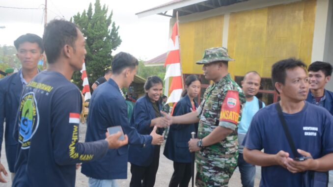 Dansatgas TMMD ke 116 Ta 2023 Tatap Muka Silaturahmi Bersama Mahasiswa dan Wartawan