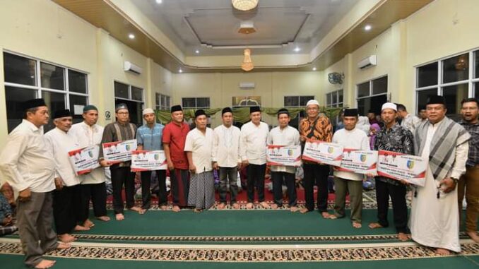 Kunjungan Bupati Batu Bara Masjid Al Ikhlas di Dusun VII Sabarhita