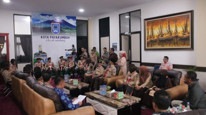 Pelapasan Peserta Giat Lomba Perwakilan Kota Payakumbuh Tingkat 4 oleh Rida Ananda