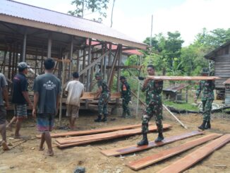 Satgas TMMD 116 Ta 2023 Himbau Pembangunan RTLH Agar Dipercepat