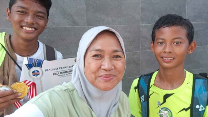 Cinta Tenis,M. Alfaradu Sumirat dan Jackqulynn Zavio Audrey Yoza Yakin Jadi Petenis Nasional