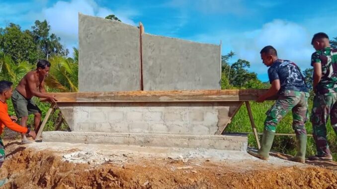 Pembangunan Tugu Prasasti TMMD ke- 116 Ta 2023