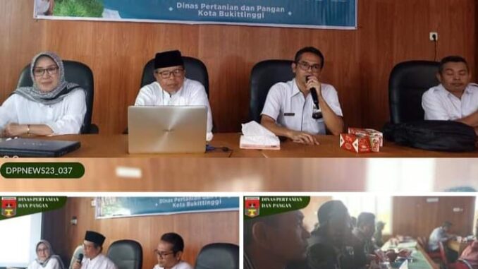 Pemko Bukittinggi Melalui Dinas Pertanian dan Pangan Gelar Sosialisasi Pemotongan Hewan Kurban 1444 H
