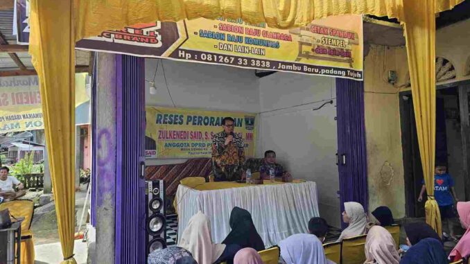 Anggota DPRD Sumbar Fraksi Partai Golkar Zulkenedi Said Berikan Perhatian Pada Ekonomi Masyarakat Nagari