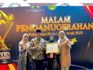 Bukittinggi kembali dianugerahi Penghargaan KLA Nasional 2023 Kategori Nindya
