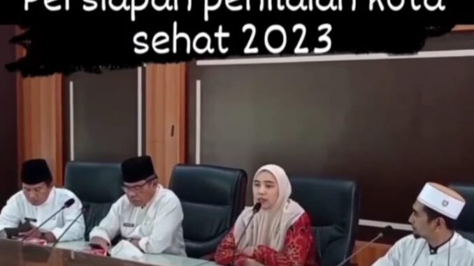 Forum Kota Sehat Bukittinggi mulai melakukan penilaian Kelurahan Sehat 2023