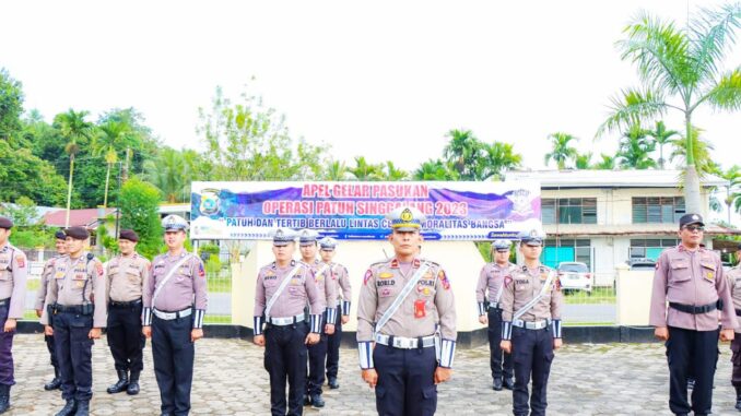 Gelar Pasukan Operasi Patuh Singgalang Tahun 2023