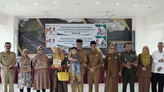 Perdana di Sumbar, Gubernur Buka Pertemuan Kader Pokjanal Posyandu Limapuluh Kota