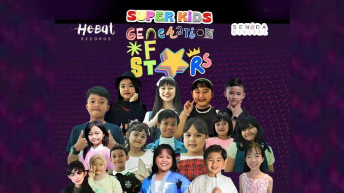 Senada Digital bersama Hebat Records merilis para artis penyanyi Superkids Jawa Timur. (Dok. Istimewa)