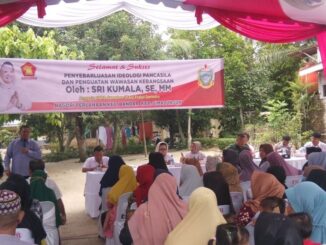 Sri Kumala Gaungkan Ideologi Pancasila Dan Penguatan Wawasan Kebangsaan di Nagori Perlanaaan