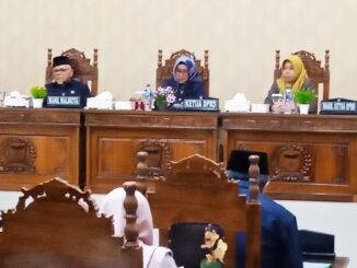 Wakil Wali Kota Sawahlunto didampingi oleh Pimpinan DPRD Kota Sawahlunto