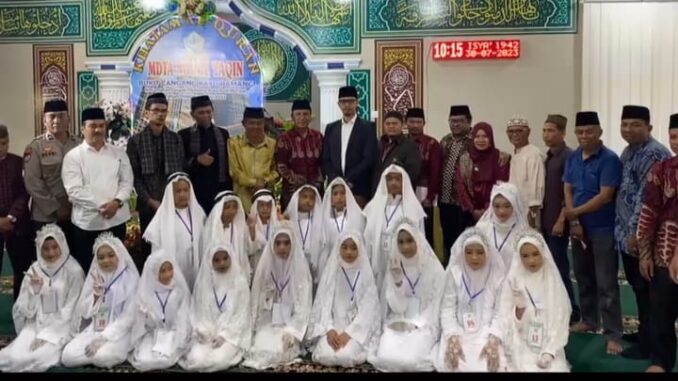 Wako Erman Safar hadiri perayaan Khatam MDTA Nurul Yaqin