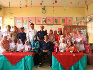 Pemberian vaksinasi HPV gratis pada seluruh siswi kelas 5 SD Payakumbuh
