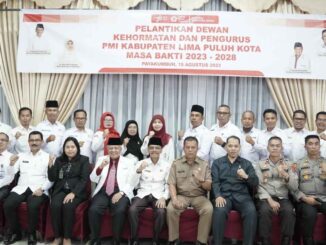 Pengukuhan Pengurus PMI Lima Puluh Kota Periode 2023-2028