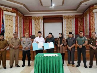 Perubahan KUA-PPAS APBD Payakumbuh Tahun Anggaran 2023 ditandatangani.