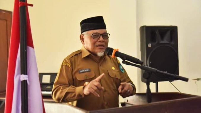Wakil Wali Kota Sawahlunto H. Zohirin Sayuti membuka Seminar Tabligh Bagi Remaja