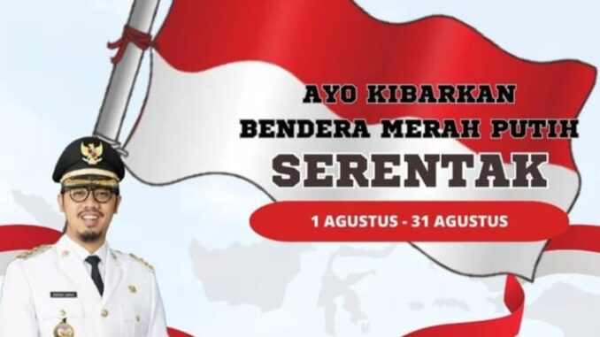 Wali Kota Bukittinggi Imbau Warga Kibarkan Bendera Merah Putih Selama Bulan Agustus 2023