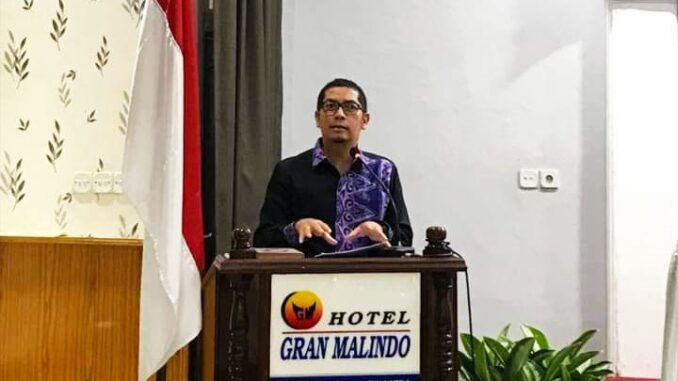 Wali Kota Sawahlunto H. Deri Asta, sambutannya dalam Forum Kerukunan Umat Beragama Kota Sawahlunto