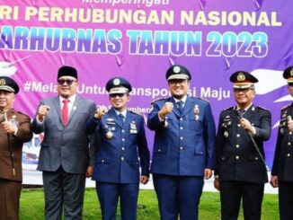 Bupati Eka Putra Pimpin Upacara Harhubnas Tahun 2023
